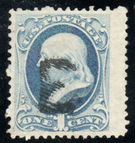 # 156 VF JUMBO, "E" cancel, thin, vivid color!