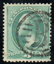 # 184 F-VF, "B in circle" cancel, super fresh!
