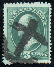 # 184 VF/XF JUMBO, bold "anchor" cancel, super fresh color, well centered, CHOICE!