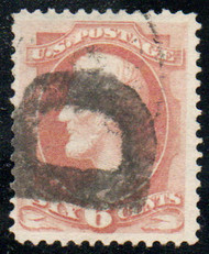 # 186 VF, bold "D" cancel, very nice!