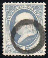 # 206 XF, hollowed "circle" cancel, bold color, beautifully centered, CHOICE!