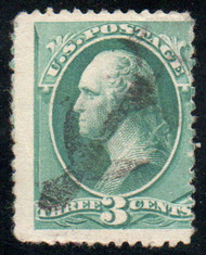 # 207 Fine, light "anchor" cancel, terrific color!