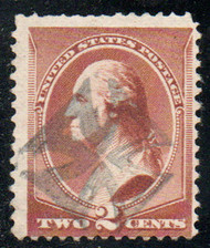 # 210 Fine+, fancy "Maltese cross" cancel, fresh color!