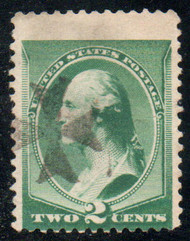 # 213 Fine+, "Maltese cross" cancel, robust color!