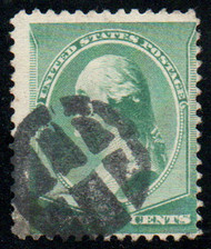 # 213 Fine+, fancy "circle" cancel, vibrant color!