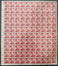#1045a 12c Benjamin Harrison, tagged, F/VF or better OG NH, Full Sheet of 100, STOCK PHOTO (sheets will be fault free, if you want a special position or plate number, please ask)