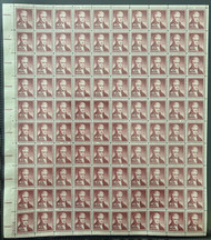 #1050a 40c Marshall, F/VF or better OG NH, Full Sheet of 100, STOCK PHOTO (sheets will be fault free, if you want a special position or plate number, please ask)