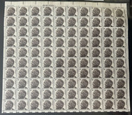 #1284a 6c Roosevelt, tagged, F/VF or better OG NH, Full Sheet of 100, STOCK PHOTO (sheets will be fault free, if you want a special position or plate number, please ask)
