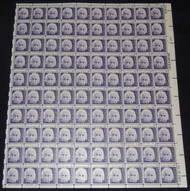 #1285 8c Einstein, shiny gum, F/VF or better OG NH, Full Sheet of 100, STOCK PHOTO (sheets will be fault free, if you want a special position or plate number, please ask)