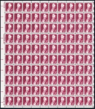 #1293 50c Stone, shiny gum, F/VF or better OG NH, Full Sheet of 100, STOCK PHOTO (sheets will be fault free, if you want a special position or plate number, please ask)
