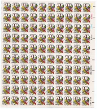 #1511 10c Zip Code, F/VF or better OG NH, Full Sheet of 100, STOCK PHOTO (sheets will be fault free, if you want a special position or plate number, please ask)