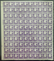 #1818 "18" B stamp, F/VF or better OG NH, Full Sheet of 100, STOCK PHOTO (sheets will be fault free, if you want a special position or plate number, please ask)