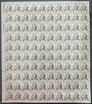#1851 8c Knox, F/VF or better OG NH, Full Sheet of 100, STOCK PHOTO (sheets will be fault free, if you want a special position or plate number, please ask)