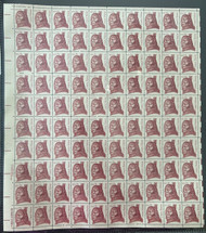 #1855 13c Horse, F/VF or better OG NH, Full Sheet of 100, STOCK PHOTO (sheets will be fault free, if you want a special position or plate number, please ask)