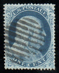 #  21 SUPERB, w/PF (GRADED 98 (04/24) and (09/02) CERTS, position 48L4, a classic rarity with a S-O-N grid cancel, all of the design traits and completely within the design, unpriced in SMQ in 98, ONE OF THE FINEST!!