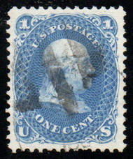# 102 VF, w/PSE (08/05) and PF (11/01) CERTS, a rather large stamp with nice light cancel, used examples of this stamp are scarce!   CHOICE!