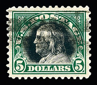 # 524 XF-SUPERB, w/PSE (GRADED 95 (06/12)) CERT, well centered with lighter than normally seen cancel, FRESH!