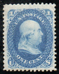 # 102 F/VF OG H, w/PSE (03/26) CERT, bold fresh color, nicely centered, Fresh Stamp!