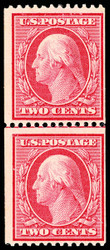 # 349 F/VF OG NH, Line Pair, w/PF (02/96) CERT, a post office fresh coil line pair, SUPER PRICE!