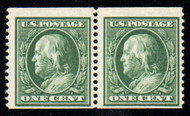 # 352 F/VF OG NH, Pair, w/PSAG (10/09) CERT, nice color, genuine coil, never buy any 349 - 356 without a certificate as these coils are highly counterfeited,  Nice Pair!