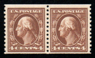 # 446 VF OG NH, Pair, w/PF (02/85) CERT (from a strip), bold color and nicely centered, CHOICE!