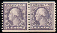 # 456 F/VF OG H, Pair, w/PSAG (04/26) CERT, a rare pair, only buy with a certificate, Nice!