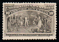 # 237 VF OG VLH, wonderful color!