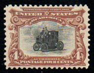 # 296 XF OG NH, w/PF (GRADED 90 (12/09)) CERT, exceptional margins, great perfs, and sensational colors, Great stamp!