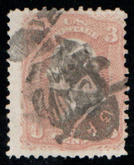 #  65 Fine+, S-O-N fireman cancel, RARE cancel!