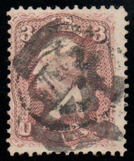 #  65 Fine+, S-O-N man w/ pipe cancel, Great cancel!