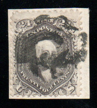 #  78 F/VF, UNION SOLDIERS HEAD, w/PSAG (06/26) CERT, a very nice stamp with super S-O-N sideways New York City UNION SOLDIERS HEAD (SE PH-F 75), nibbled perforations (harshly called short on certificate), Super!