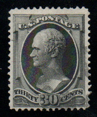 # 143 VF+ w/PSAG (06/26) CERT, face free black cancel, is highly counterfeited only buy with a certificate, vivid color, beautiful stamp!