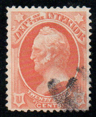 #O103 VF, w/PF (07/26) CERT, a stunning stamp with face free cancel, certificate mention cancel is questionable, sold as is, we priced this right, SUPER!