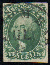 #  14 VF, well centered, nice town cancel, Fresh!