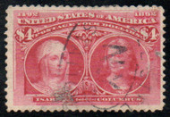 # 244 VF, faint cancel, great color, thins, nice looking