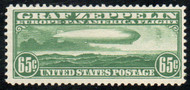 #C 13 VF OG Hr, robust color, natural gum bend, NICE!