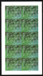 #5700 $2 Floral Geometry, F/VF NH, Full Sheet, STOCK PHOTO