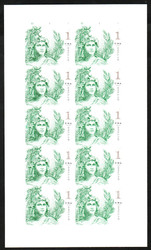 #5295 $1 Statue of Freedom, F/VF NH, Full Sheet, STOCK PHOTO