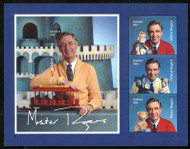 #6098 Mr. Rogers.  Souvenir sheet, F/VF NH, Full Sheet, *STOCK PHOTO*