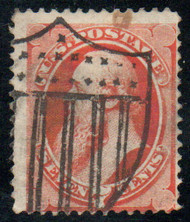 # 149 Fine+, bold "shield w/ stars" cancel, nice strike!