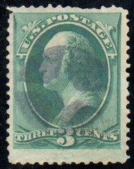 # 184 VF JUMBO, purple "crossroads" cancel, robust color!