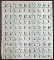 #1868a 40c Lillian Gilbreth, large block tagging, bullseye, full sheet, VF OG NH, *STOCK PHOTO*, please ask for specific plate numbers or positions