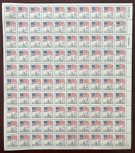 #2114 22c Flag over Capitol Dome, full sheet, VF OG NH, *STOCK PHOTO*, please ask for specific plate numbers or positions