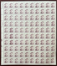 #2177 15c Buffalo Bill Cody, large block tagging, full sheet, VF OG NH, *STOCK PHOTO*, please ask for specific plate numbers or positions