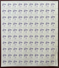 #2181a 23c Mary Cassatt, Overall Tagging, dull gum, full sheet, VF OG NH, *STOCK PHOTO*, please ask for specific plate numbers or positions