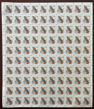 #2476 1c Kestrel, full sheet, VF OG NH, *STOCK PHOTO*, please ask for specific plate numbers or positions