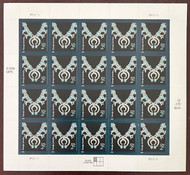 #3752 2c Navajo Necklace, Small 2006 Date, full sheet, VF OG NH, *STOCK PHOTO*, please ask for specific plate numbers or positions