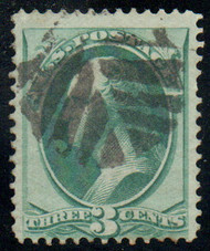 # 158 Fine+, used, leaves cancel, nice color!