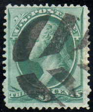# 184 VF, used, leaves cancel, great color!