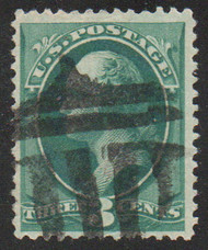 # 184 VF+, used, shield w/ bars, bold color!